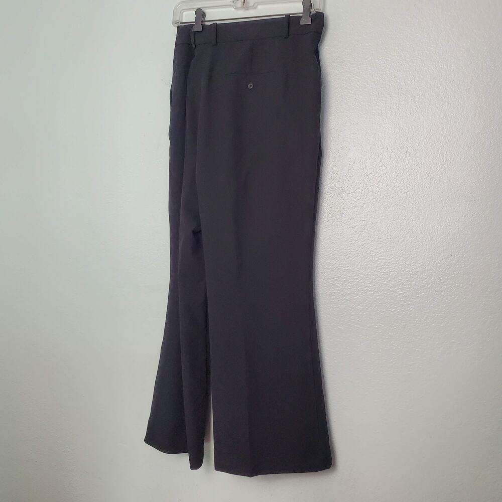 Worthington Women's Black Tailored Dress Pants  Flare Leg Trouser Size 18 P